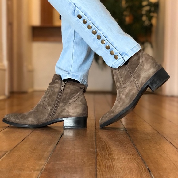 ♥️PAUL GREEN BOSTON BOOTIES BROWN ♥️ - Picture 11 of 15